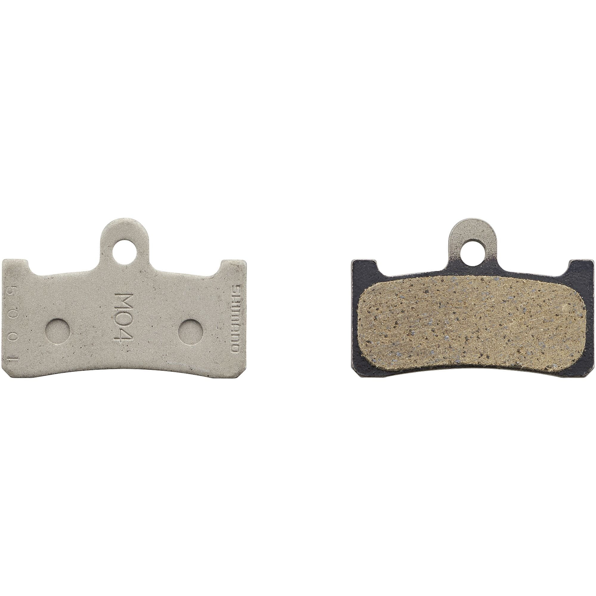 Shimano RX disc pads and spring, resin pad, steel back