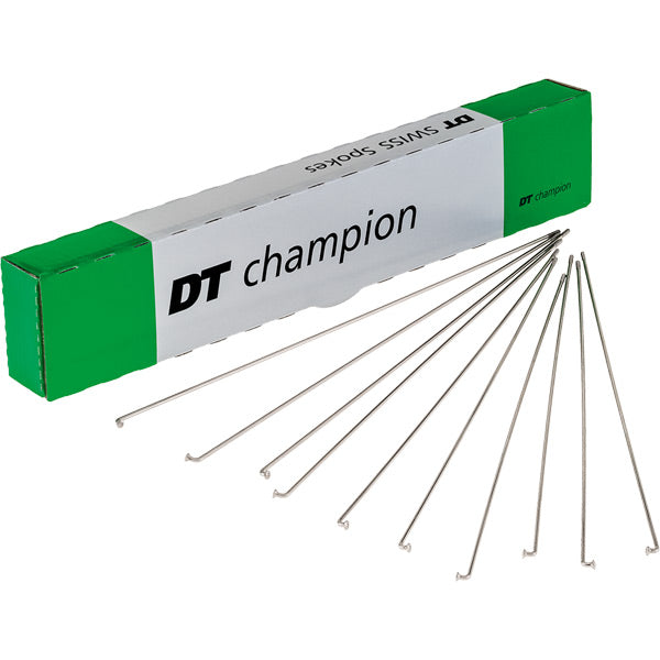 DT Swiss Champion silver spokes 14 g = 2 mm box 100