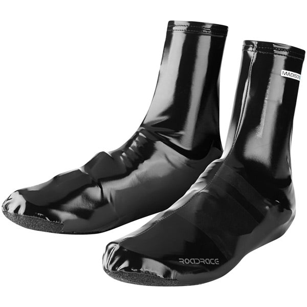 Madison RoadRace PU Lycra aero overshoes, black small
