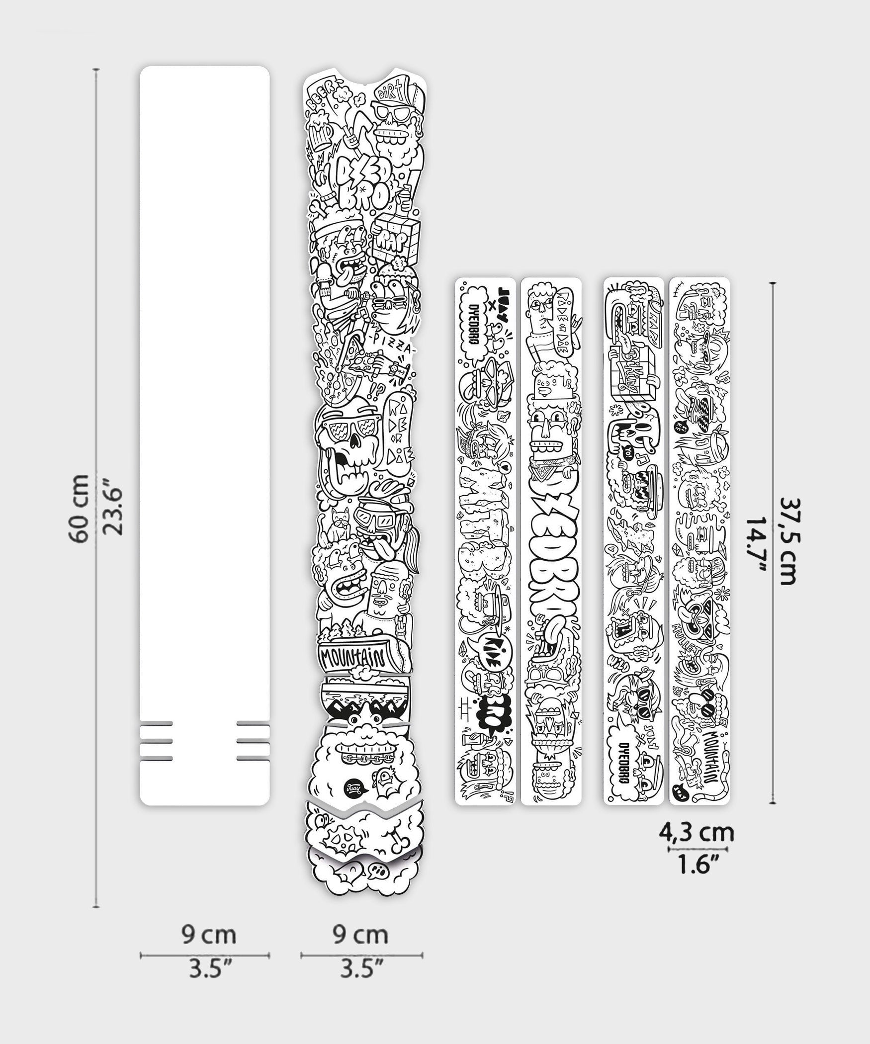 DYEDBRO MTB Frame Protection | Power2Cycle Juay x DYEDBRO | Power2Cycle