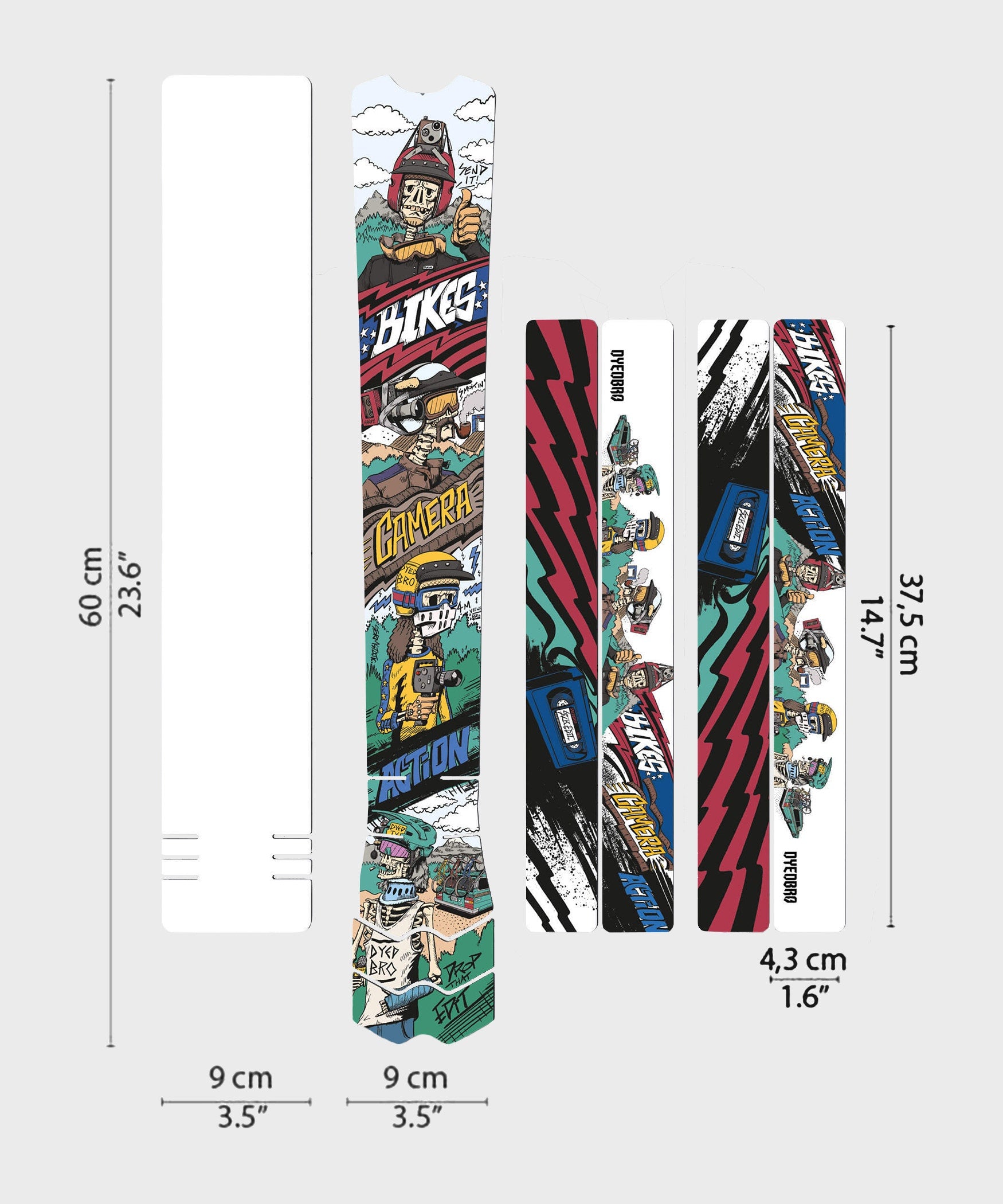 DYEDBRO MTB Frame Protection | Power2Cycle Stormstatic