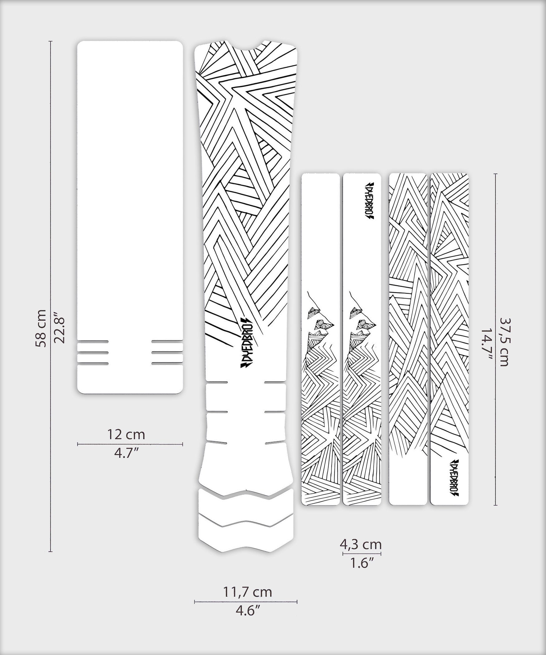 DYEDBRO e | Power2CycleBike Frame Protection | Power2Cycle Stay Free | Power2Cycle Black