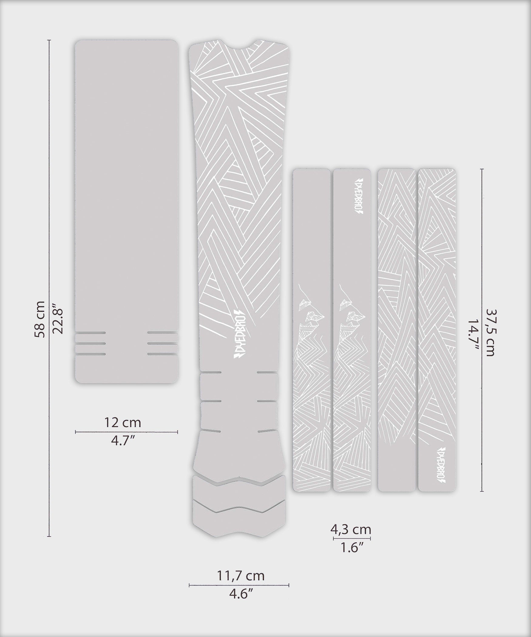 DYEDBRO e | Power2CycleBike Frame Protection | Power2Cycle Stay Free | Power2Cycle White