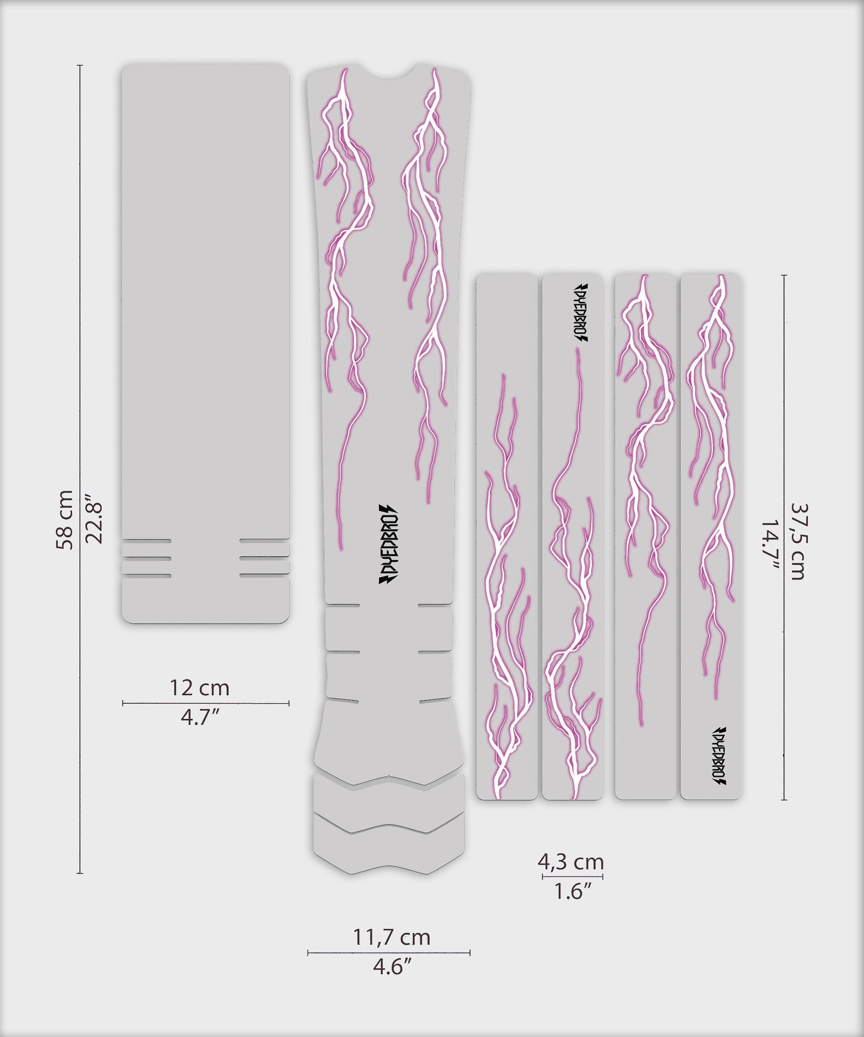 DYEDBRO e | Power2CycleBike Frame Protection | Power2Cycle Lightning | Power2Cycle