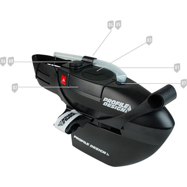 Profile Design FC Hydration System | Power2Cycle Straw Mount Top