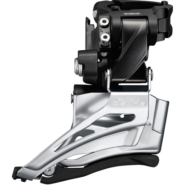 Shimano Deore Deore M6025 | Power2CycleH double front derailleur, high clamp, down swing, dual pull