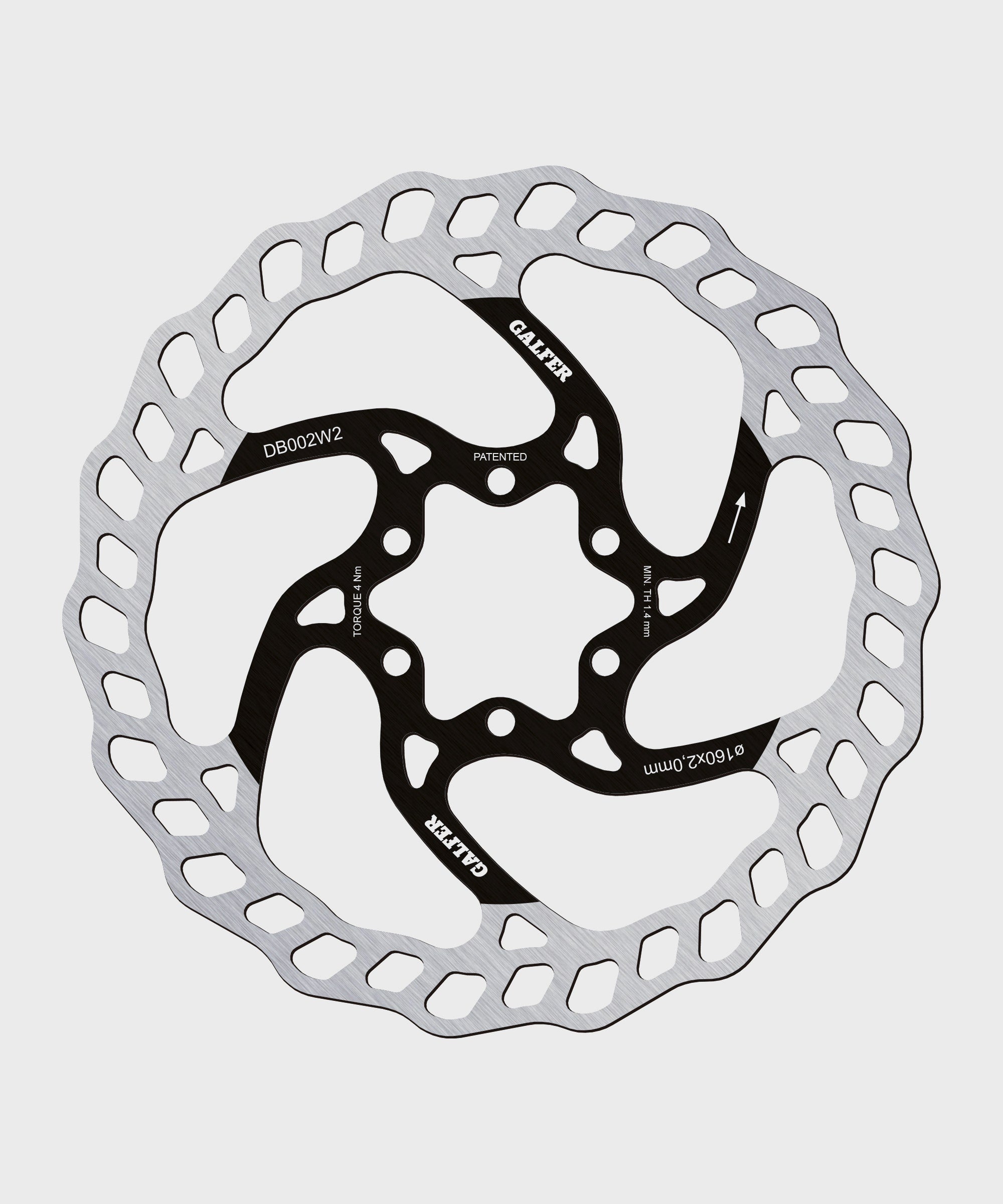Galfer Wave Disc Rotor | Power2Cycle 6 Bolt | Power2Cycle