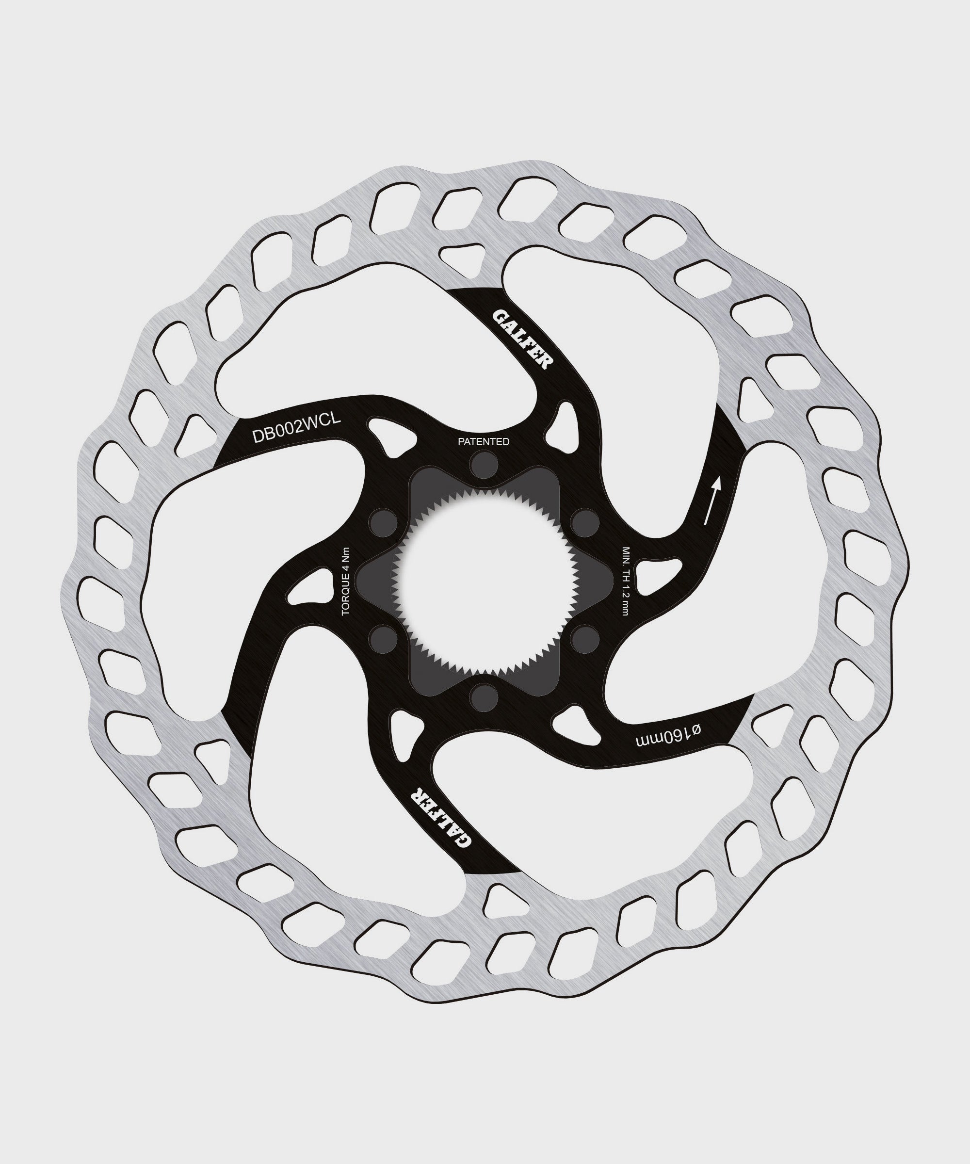 Galfer Wave Disc Rotor | Power2Cycle Centerlock | Power2Cycle