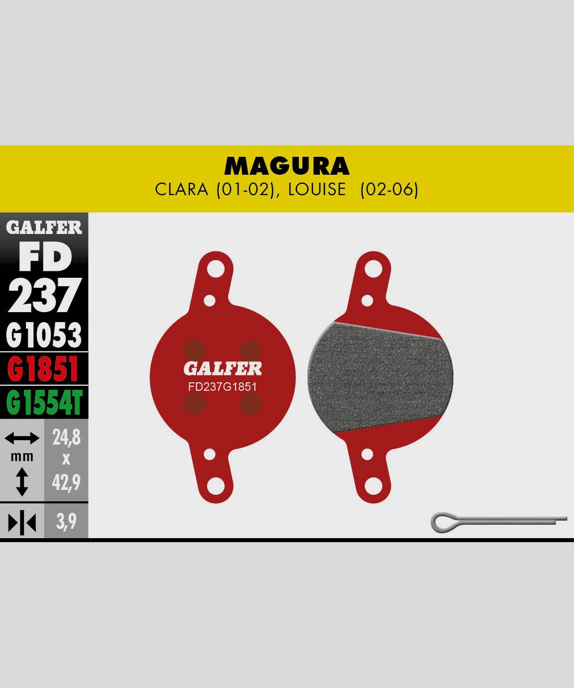 Galfer Advanced Bike Disc Brake Pad | Power2Cycle