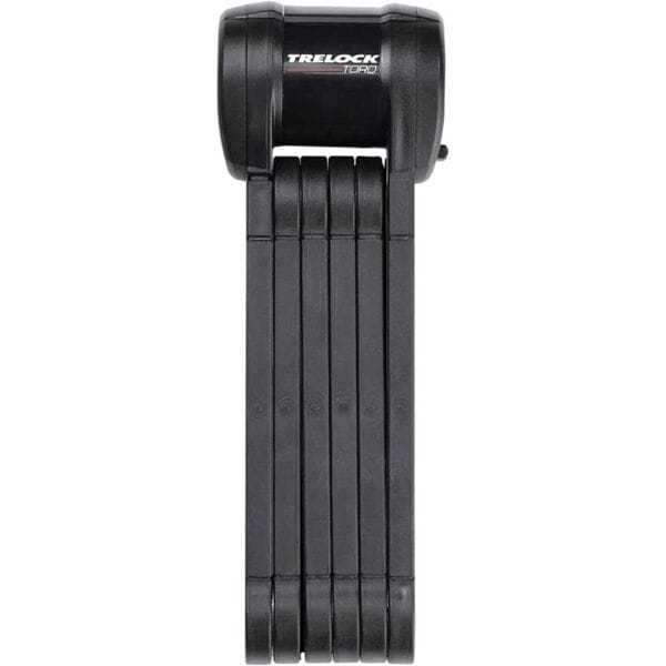 Trelock Folding Lock FS580 90cm TORO Black with AirTag compartment Sold Secure Gold