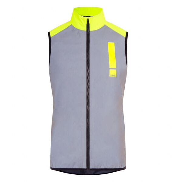 HUMP Men's Ultra Reflect Gilet | Power2Cycle Silver Reflect / Hi | Power2CycleViz Yellow | Power2Cycle