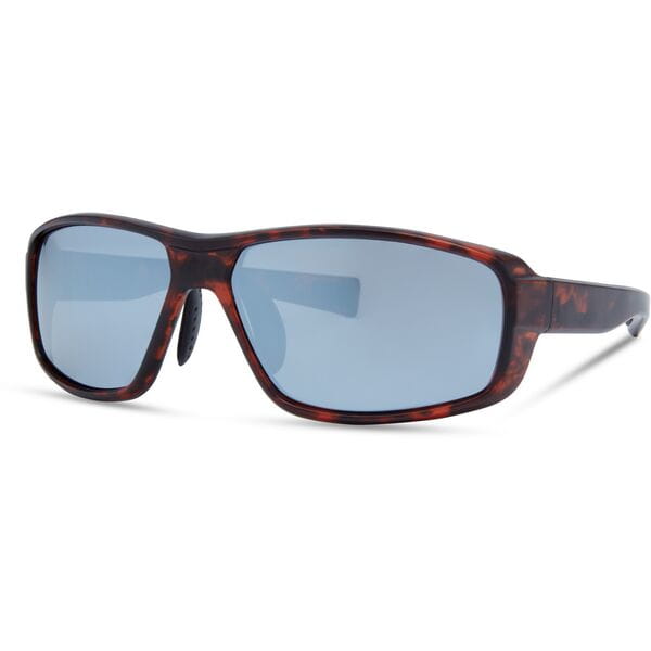 Madison Eyewear Target Brown Tortoise Shell Sunglasses | Power2Cycle Silver Mirror Lens