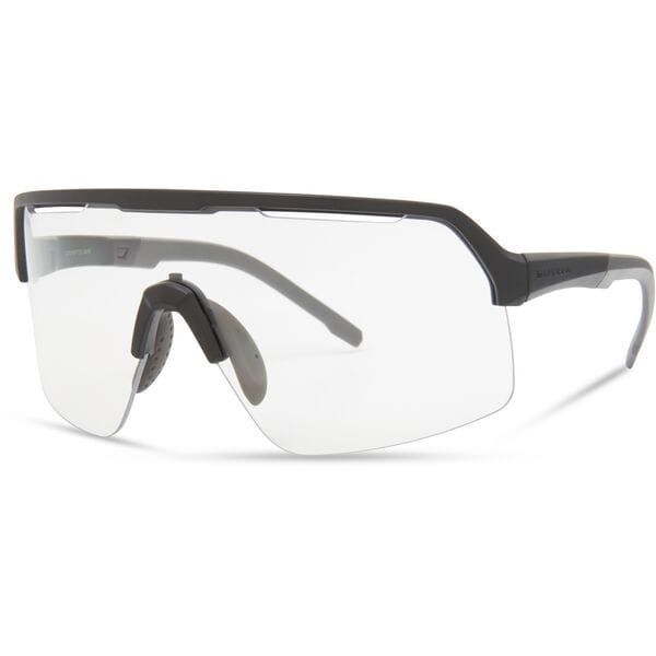 Madison Eyewear Crypto Air Matt Black Sunglasses | Power2Cycle Clear Lens