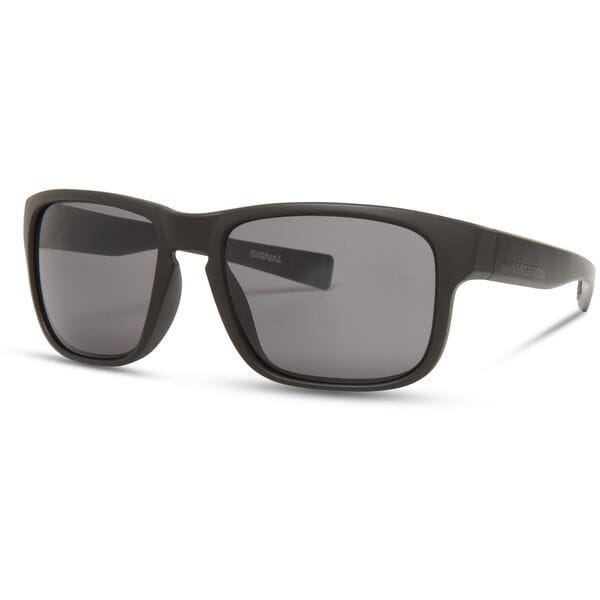 Madison Eyewear Signal Matt Black Sunglasses | Power2Cycle Black Mirror Lens