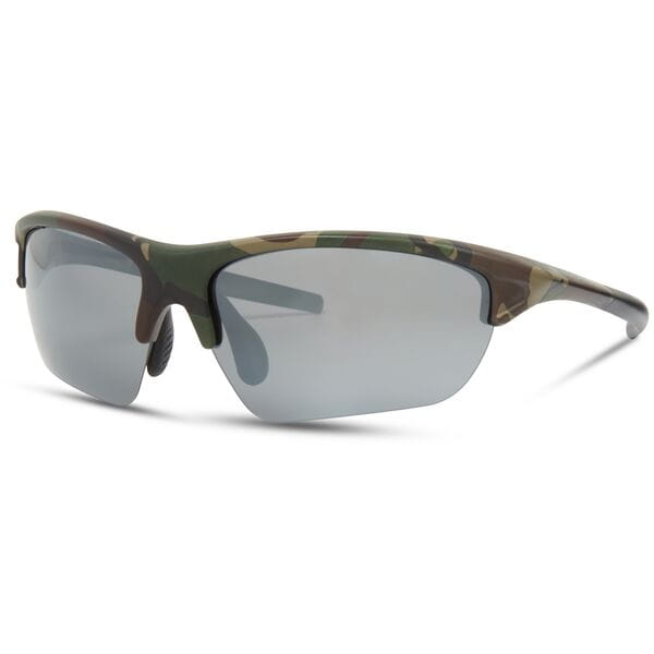 Madison Eyewear Mission Camo Sunglasses | Power2Cycle 3 Polarised Lens Pack | Power2Cycle Silver Mirror/ Bronze / Yelllow