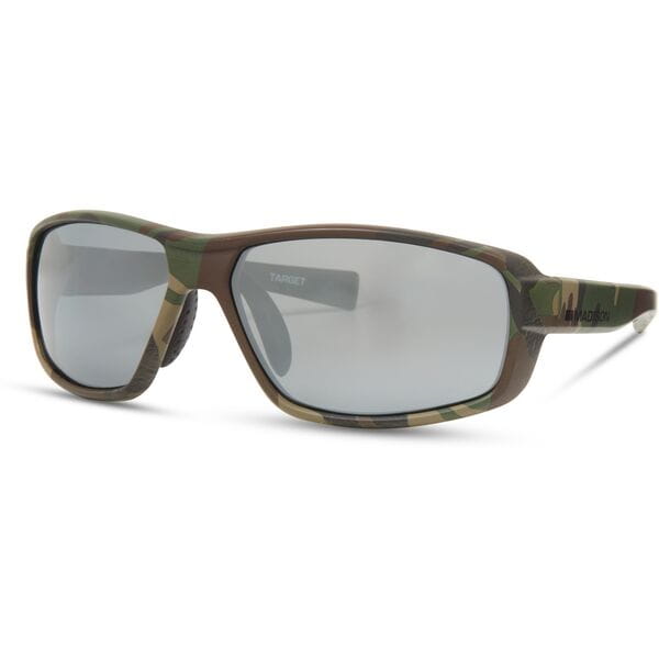 Madison Eyewear Target Camo Sunglasses | Power2Cycle 3 Polarised Lens Pack | Power2Cycle Silver Mirror / Bronze / Yellow