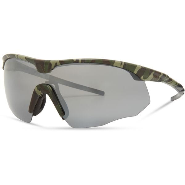 Madison Eyewear Shields Green Camo Sunglasses | Power2Cycle3 Polarised Lens Pack | Power2CycleSilver Mirror/Bronze/Yellow