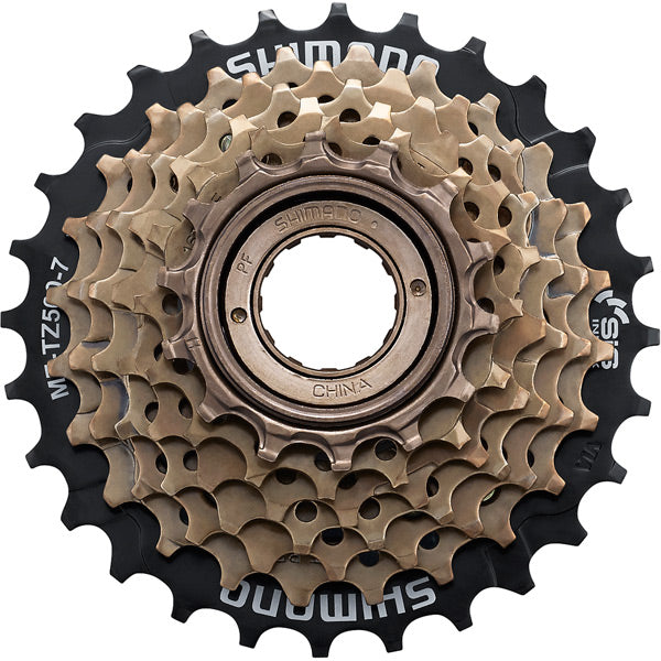 Shimano Tourney / TY TZ500 7 | Power2Cyclespeed multiple freewheel, 14 | Power2Cycle28 tooth