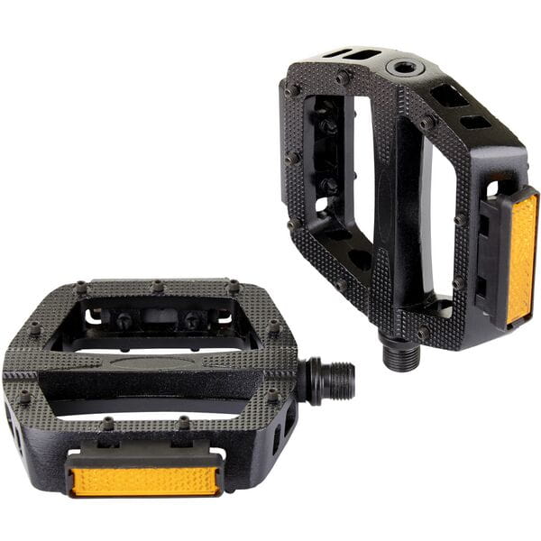 M Part Primo Alloy platform pedals with screw pins, 9/16 inch thread