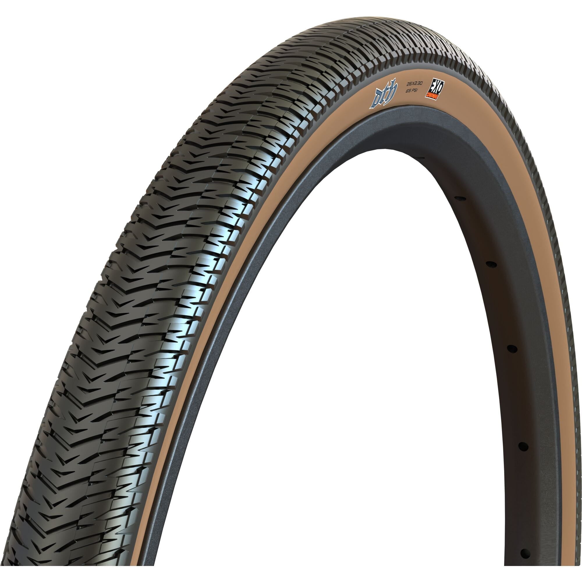 Maxxis DTH 26x2.15 60 TPI Folding Single Compound Tanwall Tyre