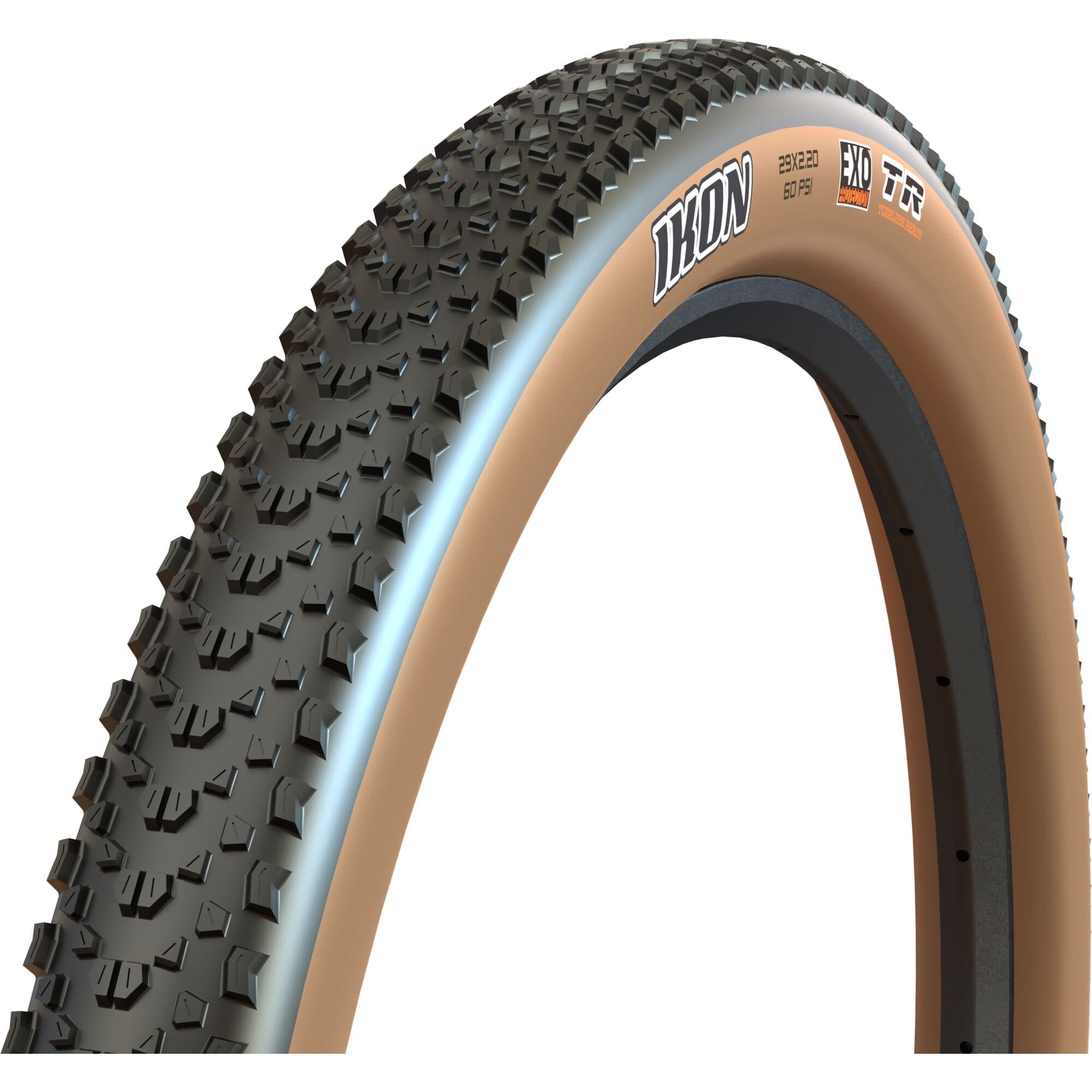 Maxxis Ikon 27.5x2.20 60 TPI Folding Dual Compound TR Tanwall Tyre