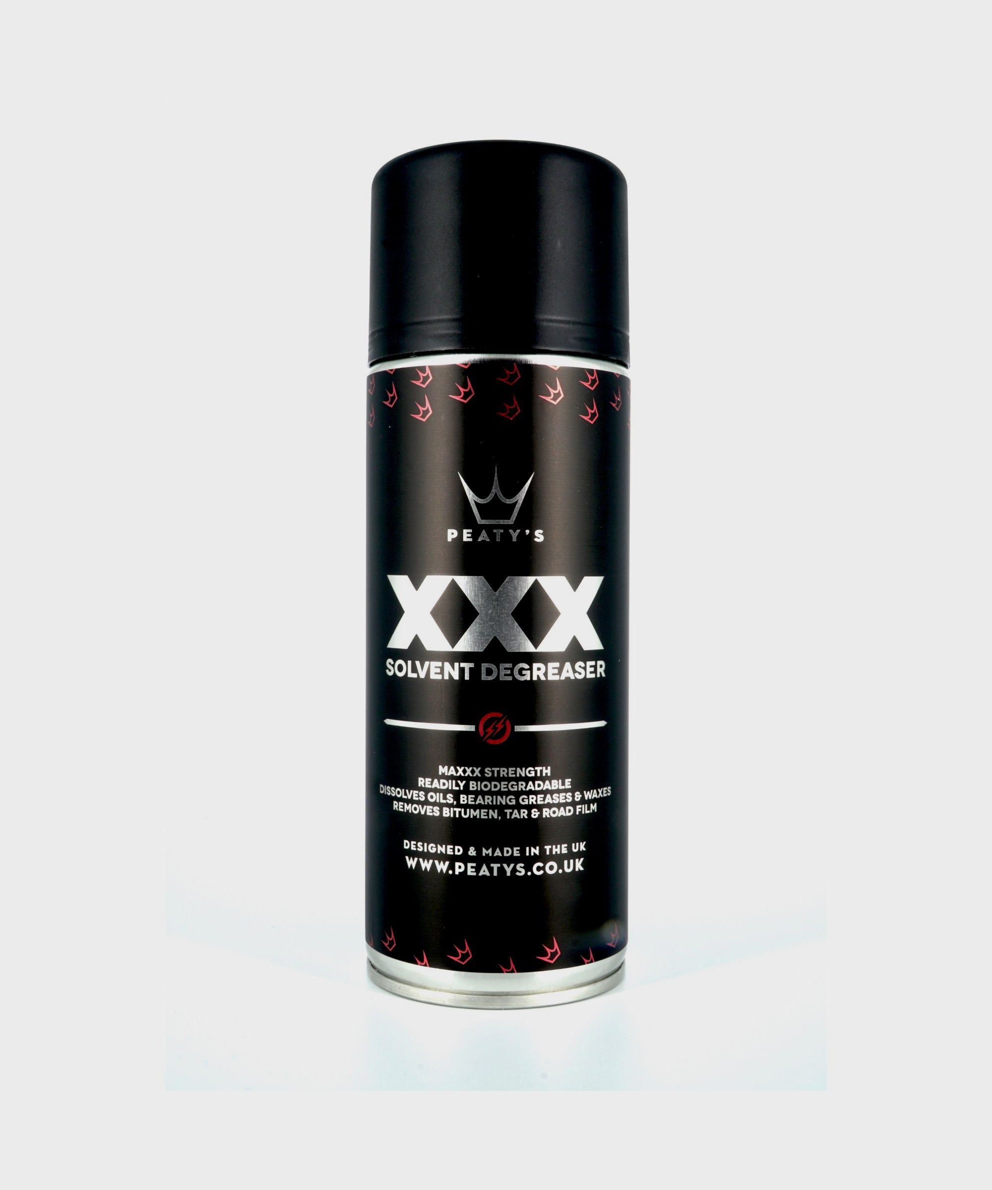 Peaty's XXX Solvent Degreaser 400ml Aerosol