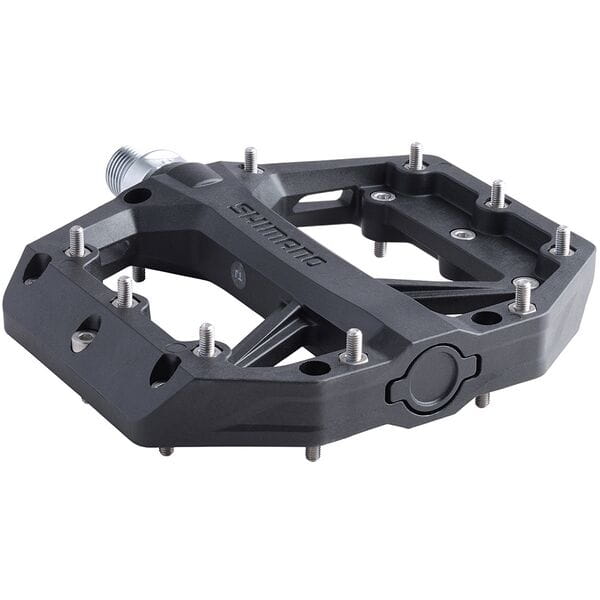 Shimano GR400 flat pedals, resin with pins, black