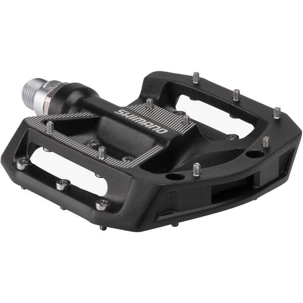 Shimano GR500 MTB flat pedals, black