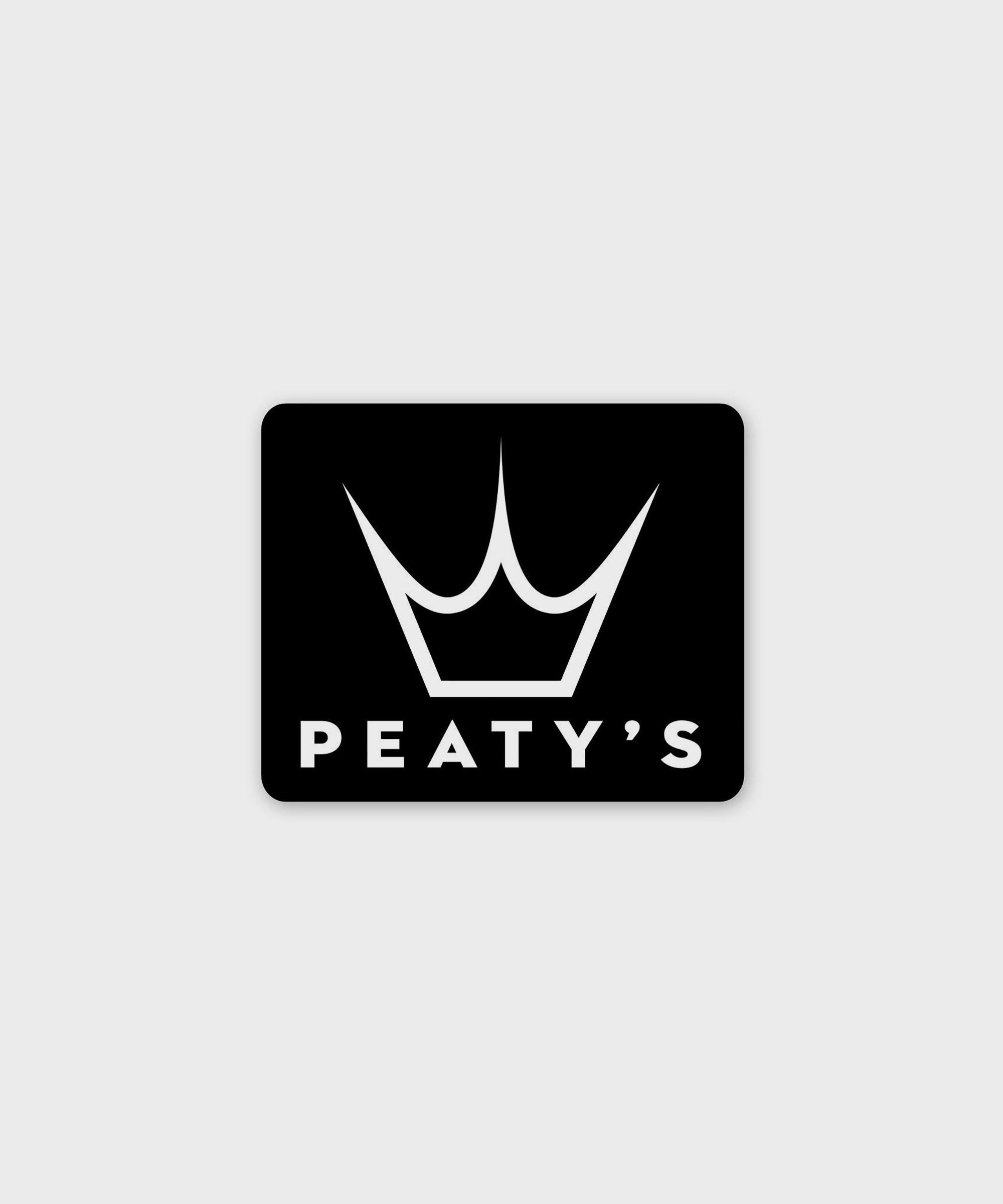 Peaty's Crown Logo Sticker