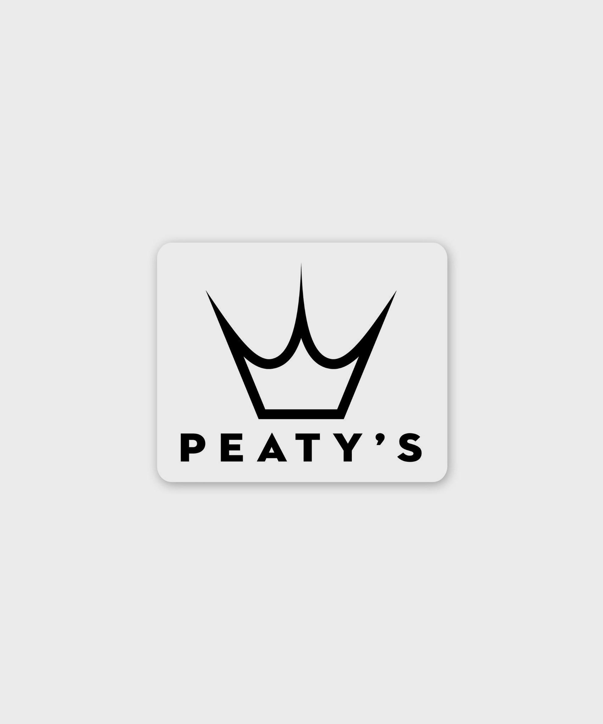 Peaty's Crown Logo Sticker