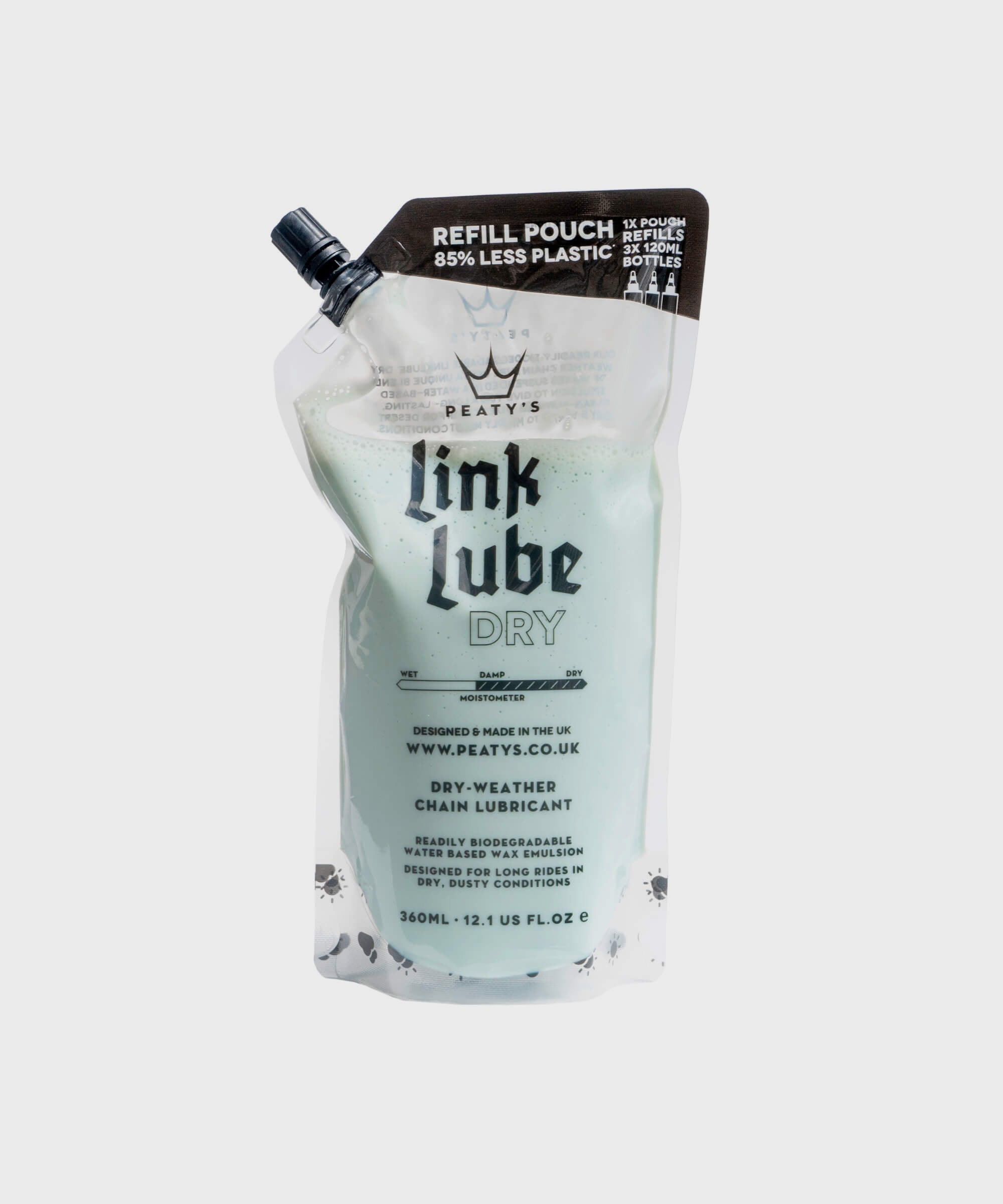 Peaty's LinkLube Dry Refill Pouch 360ml