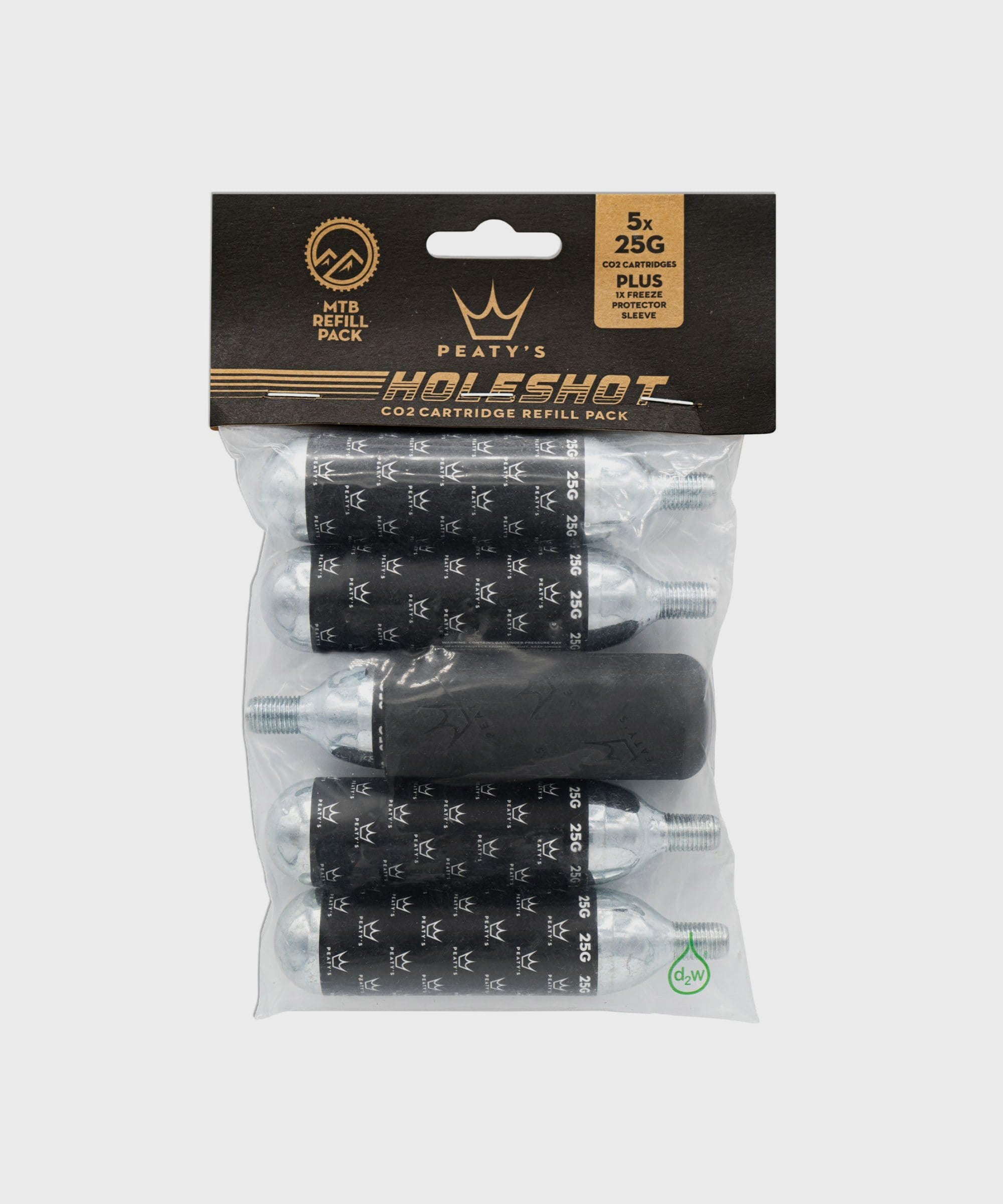 Peaty's Holeshot CO2 Cartridge Refill Pack | Power2Cycle MTB (25g) | Power2Cycle
