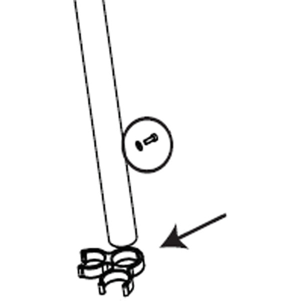 Park Tool 1451 | Power2Cycle Leg clip for PCS | Power2Cycle10/11