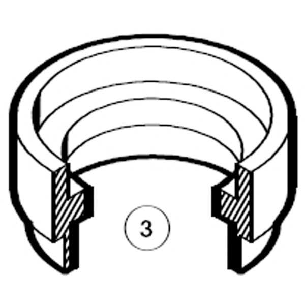 "Park Tool 834 | Power2Cycle 1" stepped cup #3 CRS | Power2Cycle1"