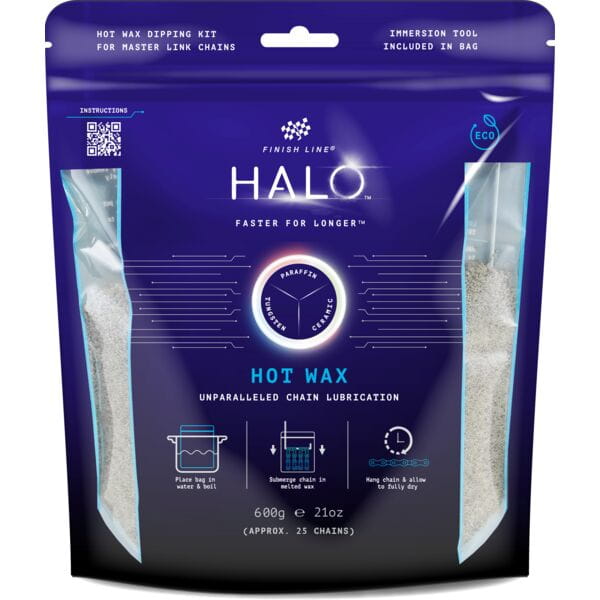 Finish Line Halo Hot Wax Lubricant Melts | Power2Cycle 600g | Power2Cycle Granular | Power2Cycle Double Boil Bag