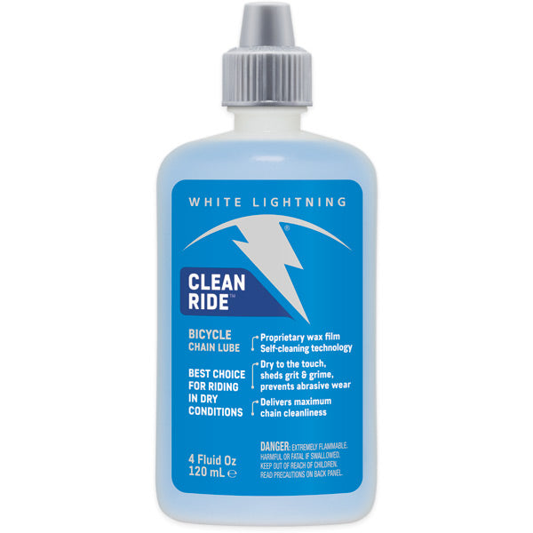 White Lightning Clean Ride | Power2Cycle Chain Lube | Power2Cycle 4oz /120ml | Power2Cycle Box of 12