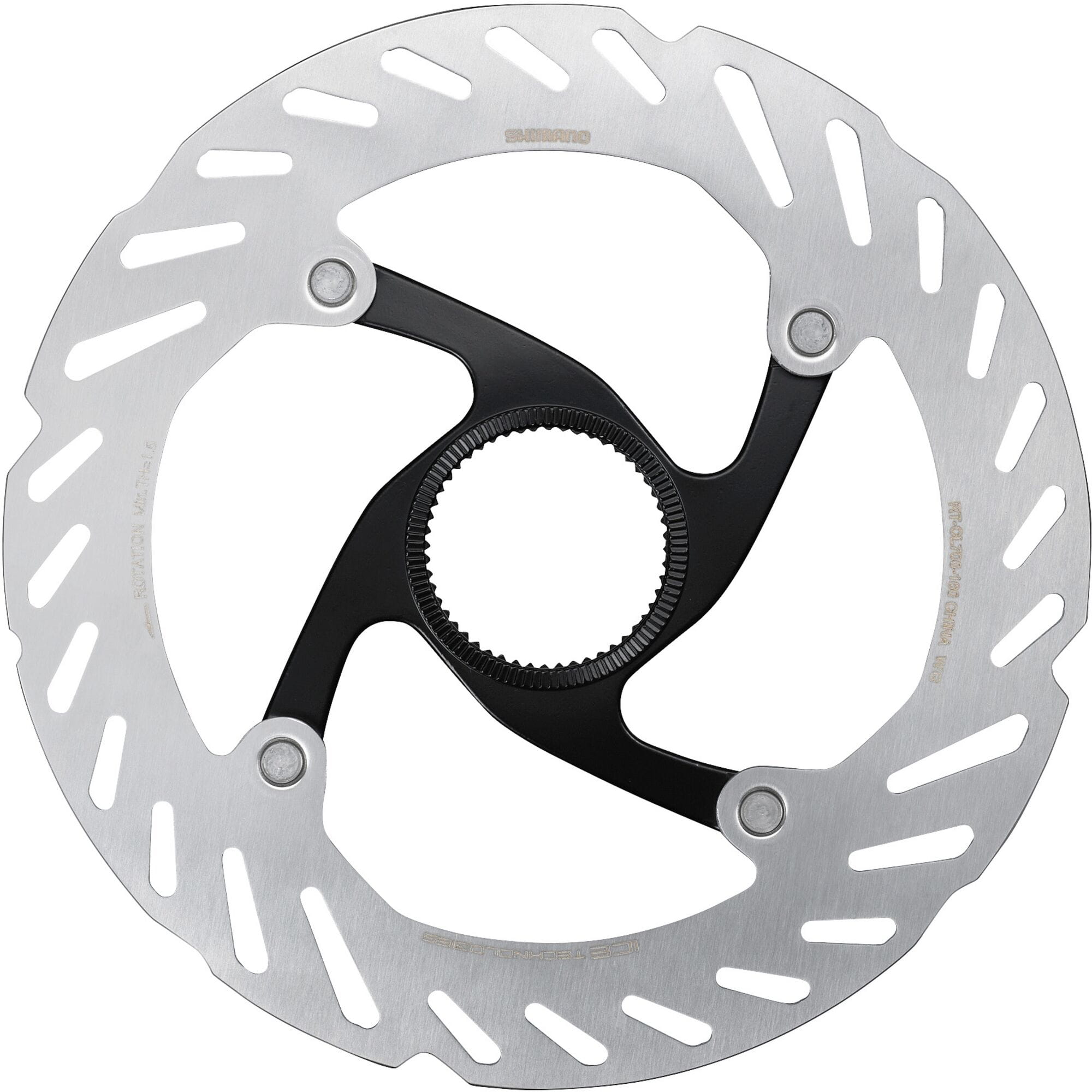 Shimano CL700 Ice Tech rotor with internal lockring, 160 mm