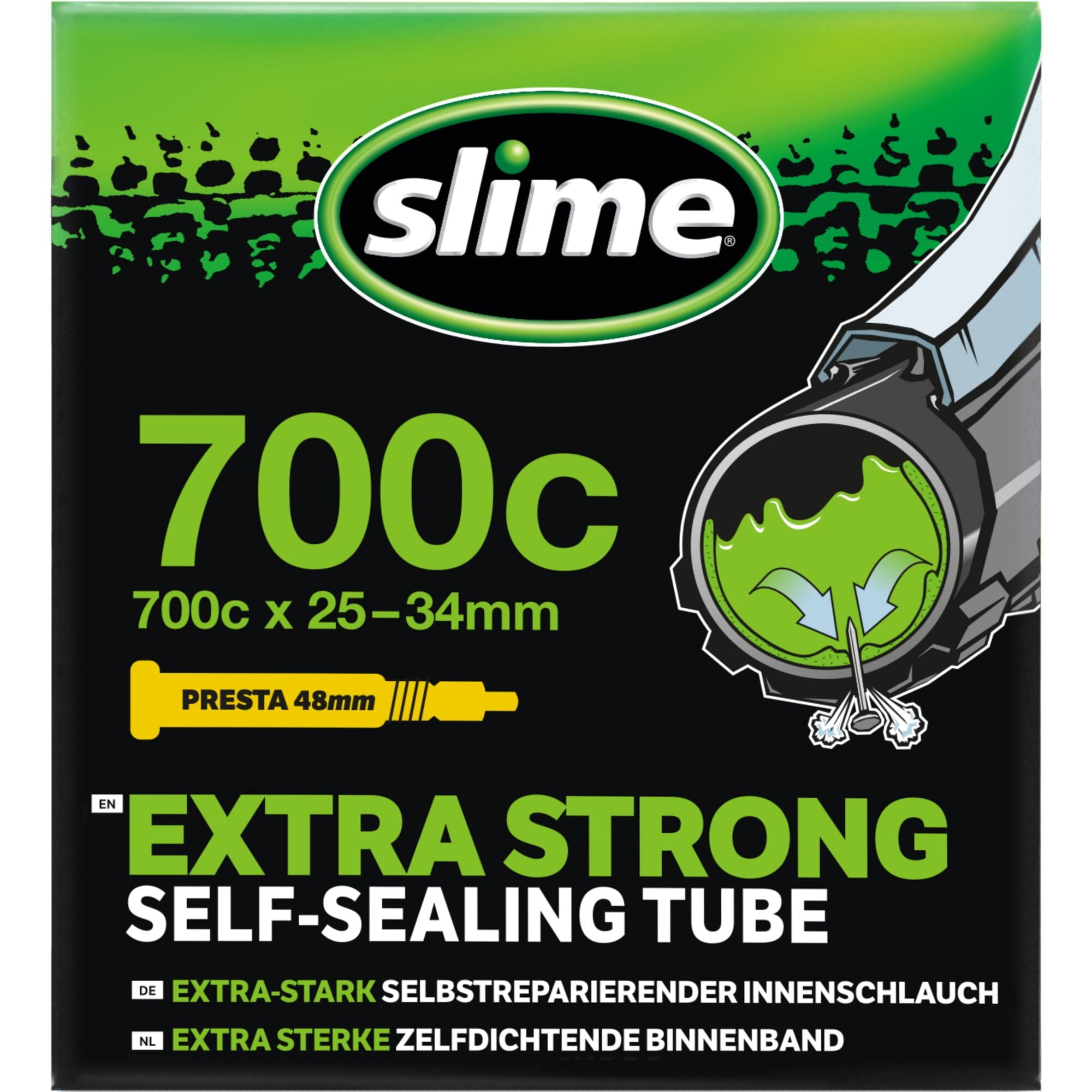 Slime Smart Tube | Power2Cycle 700 x 25 | Power2Cycle34c | Power2Cycle Presta Valve