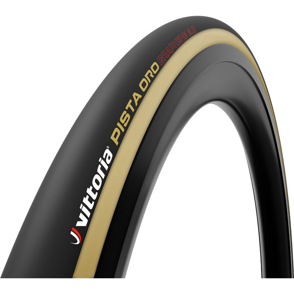 Vittoria Pista Oro 23 | Power2Cycle28'' Black Tan G2.0 Tubular Tyre