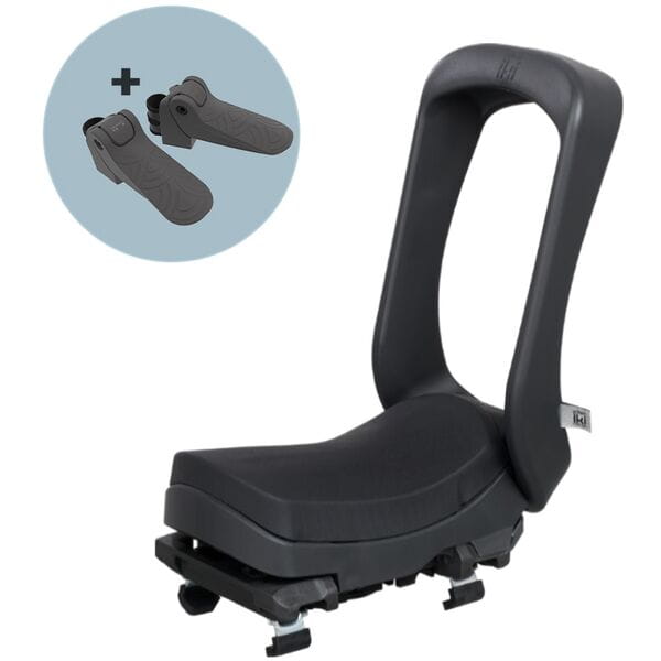 Urban Iki Junior Seat with Carrier Mount | Power2Cycle Bincho Black / Bincho Black