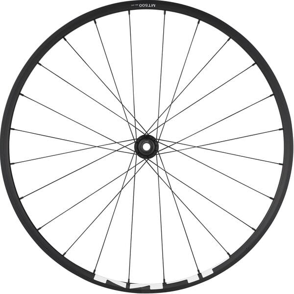 Shimano MT500 MTB wheel, 29er, 15 x 100 mm thru | Power2Cycleaxle, front, black