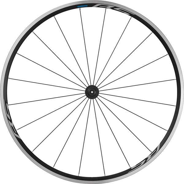 Shimano RS100 clincher wheel, 100 mm Q/R axle, front, black
