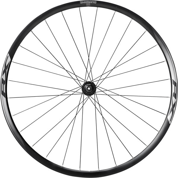 Shimano RX010 Disc Road Wheel, Clincher 24 mm, Black, Front