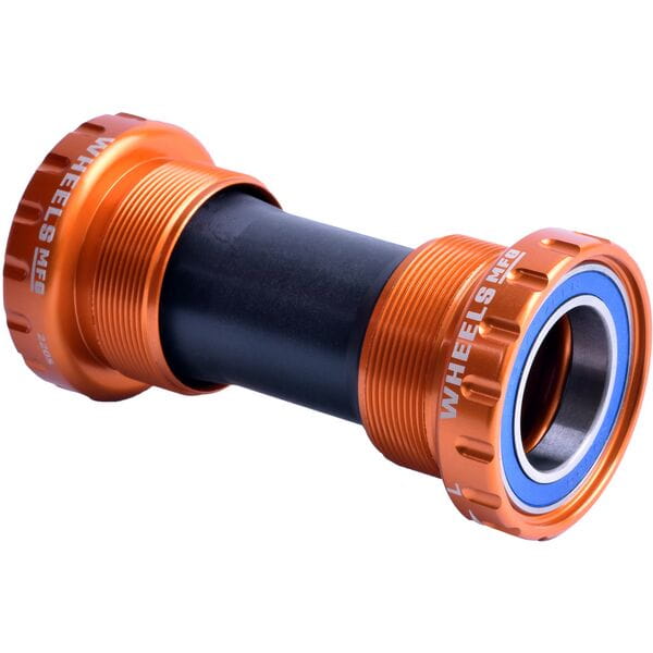 Wheels Manufacturing BSA Threaded Frame ABEC | Power2Cycle3 Bearings For 24mm Cranks | Power2Cycle Orange