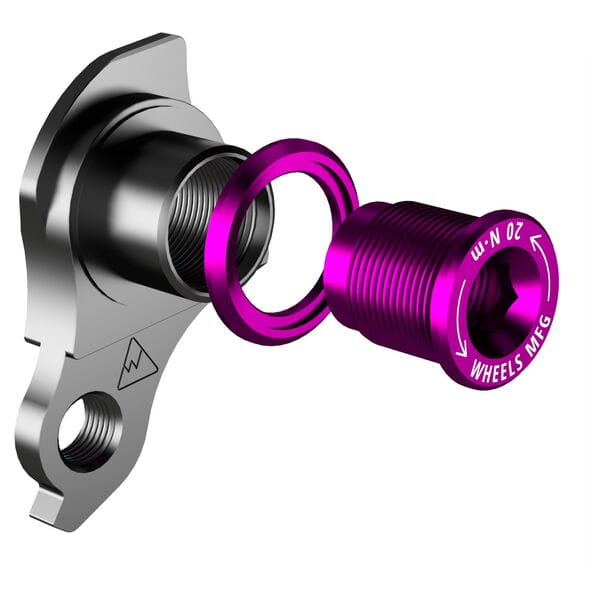 Wheels Manufacturing Replaceable Derailleur Hanger / Dropout 404 | Power2Cycle7 | Power2Cycle Purple Bolt | Power2Cycle UDH