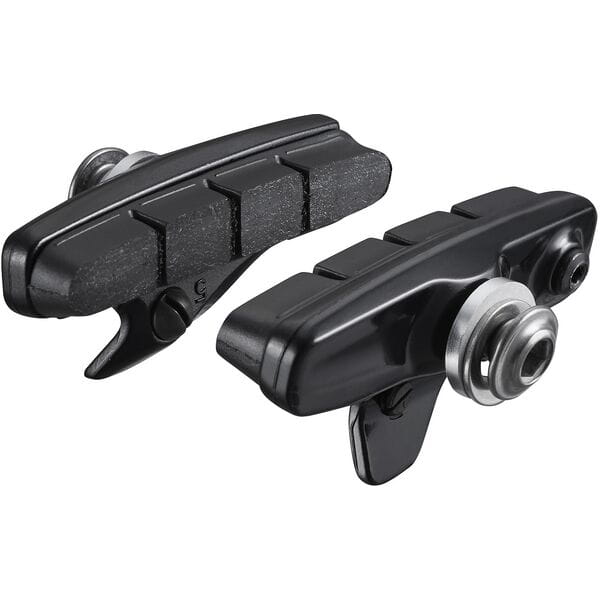 Shimano Dura | Power2CycleAce R55C4 Dura Ace R9200 cartridge brake shoe calliper mount, alloy rim, black pair
