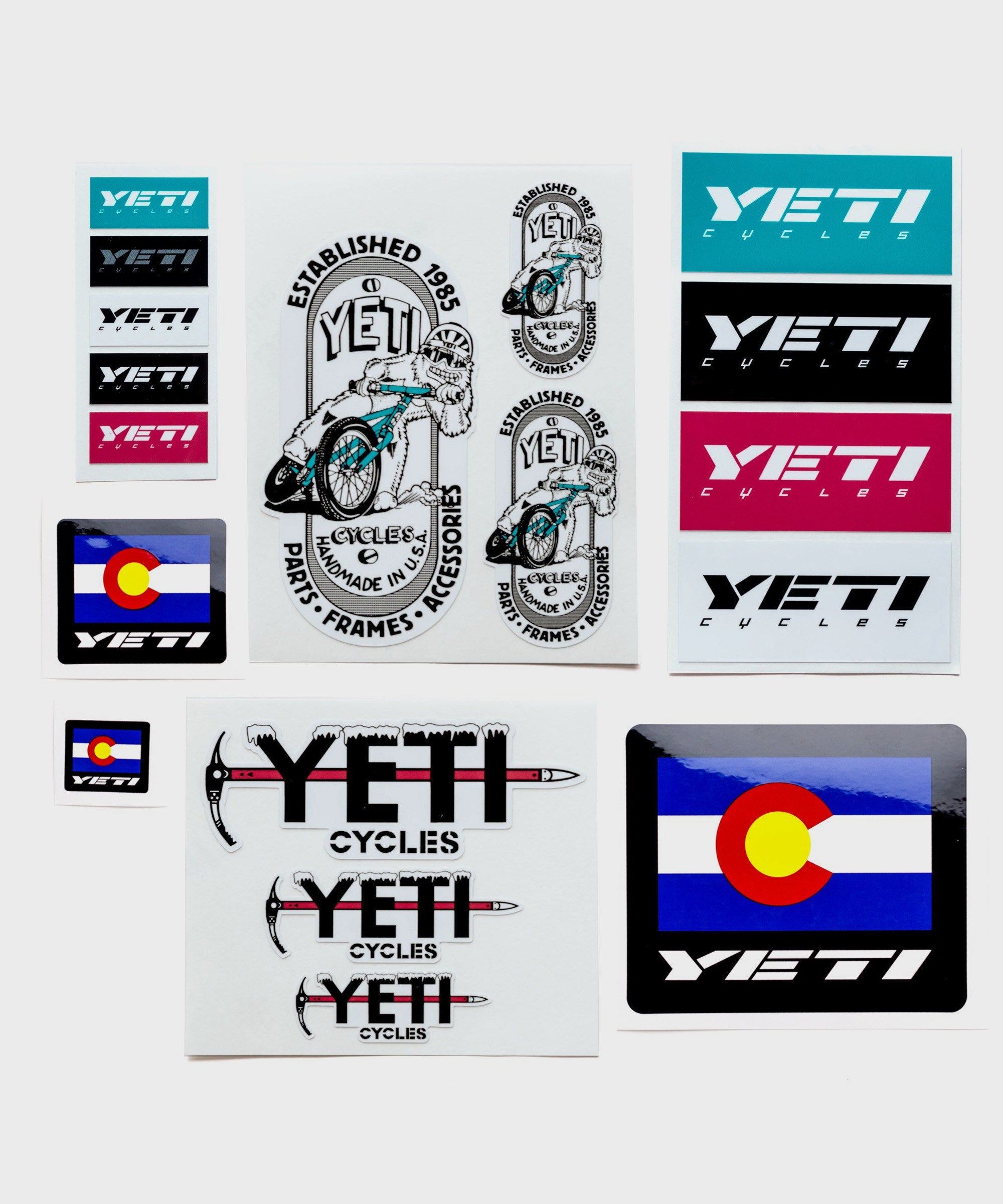 Yeti Assorted 17pc Sticker Pack