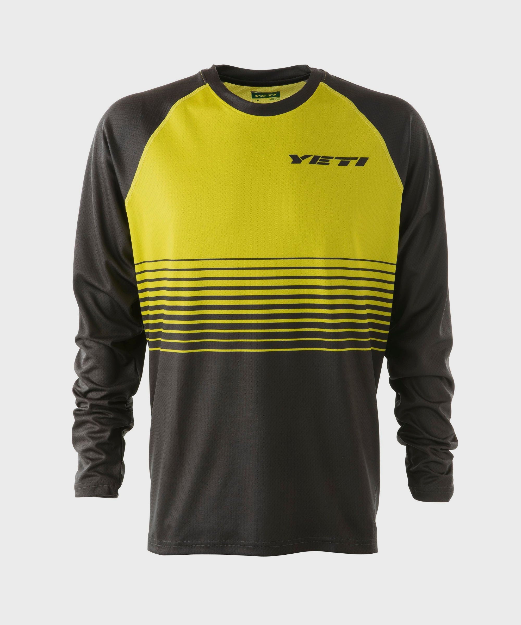 Yeti Alder Long Sleeve Jersey Phantom / Lime M