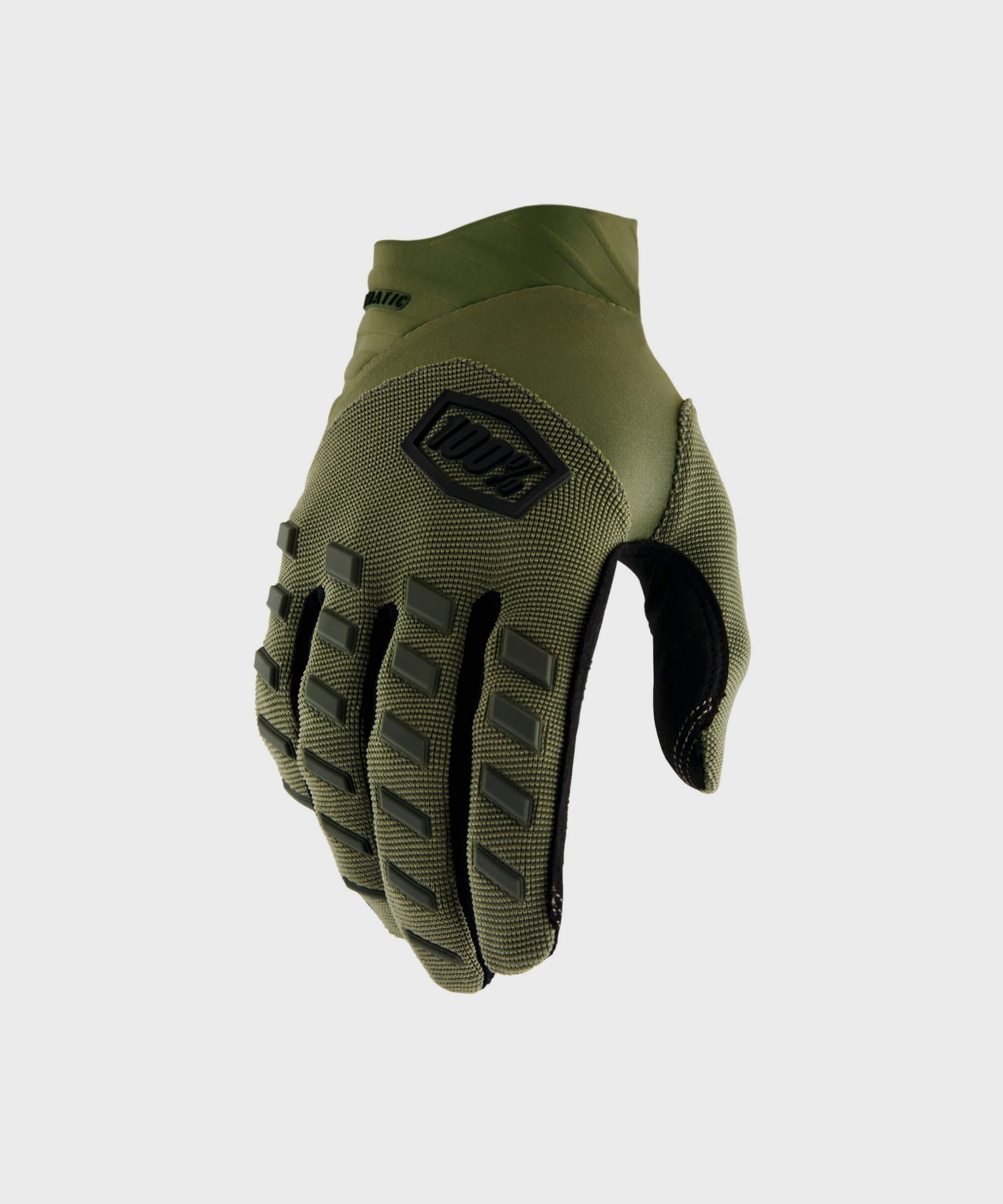 100% Airmatic Gloves Army Green S