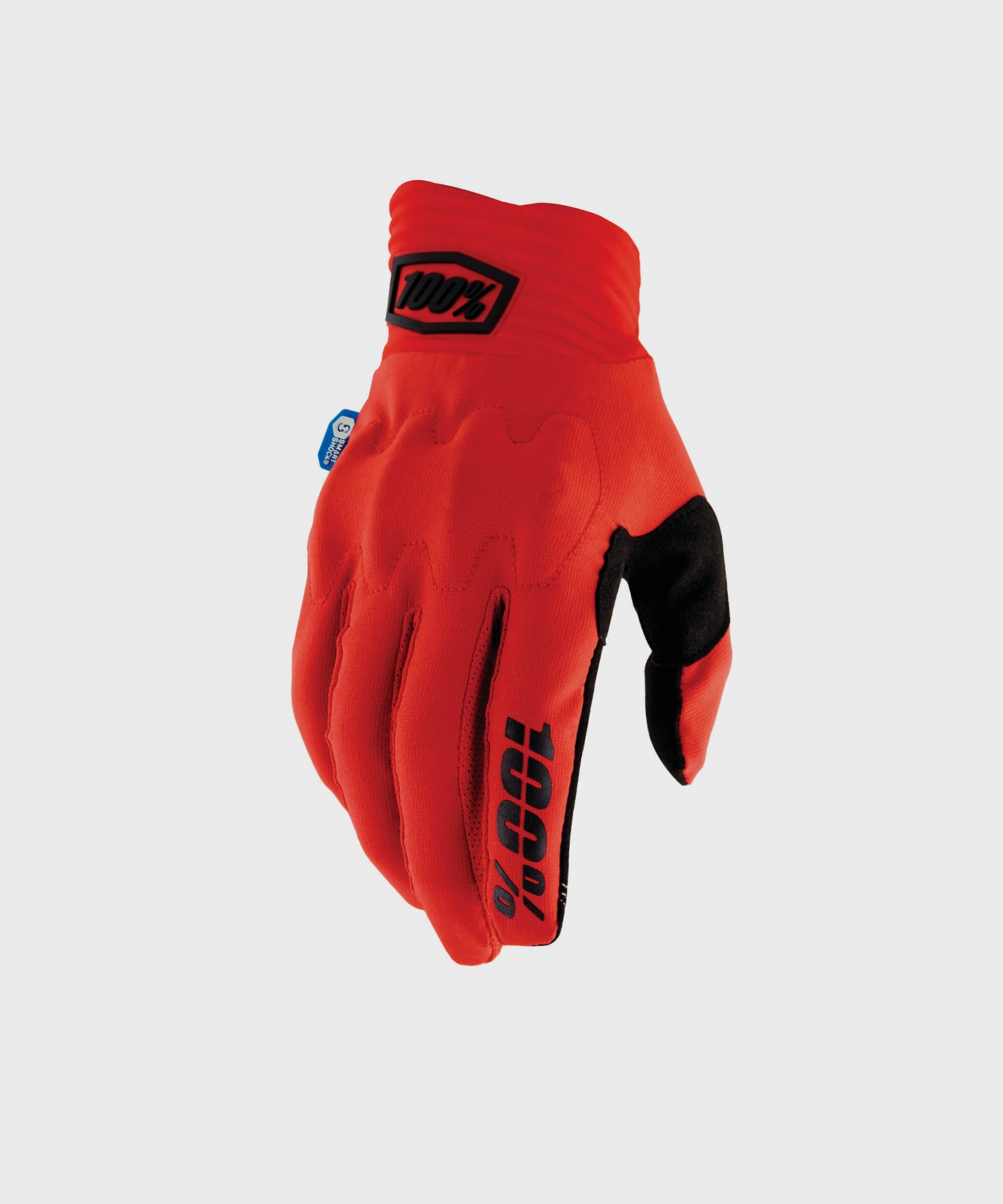 100% Cognito Smart Shock Gloves Red